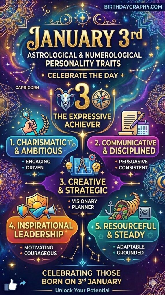 January 3 Zodiac Sign