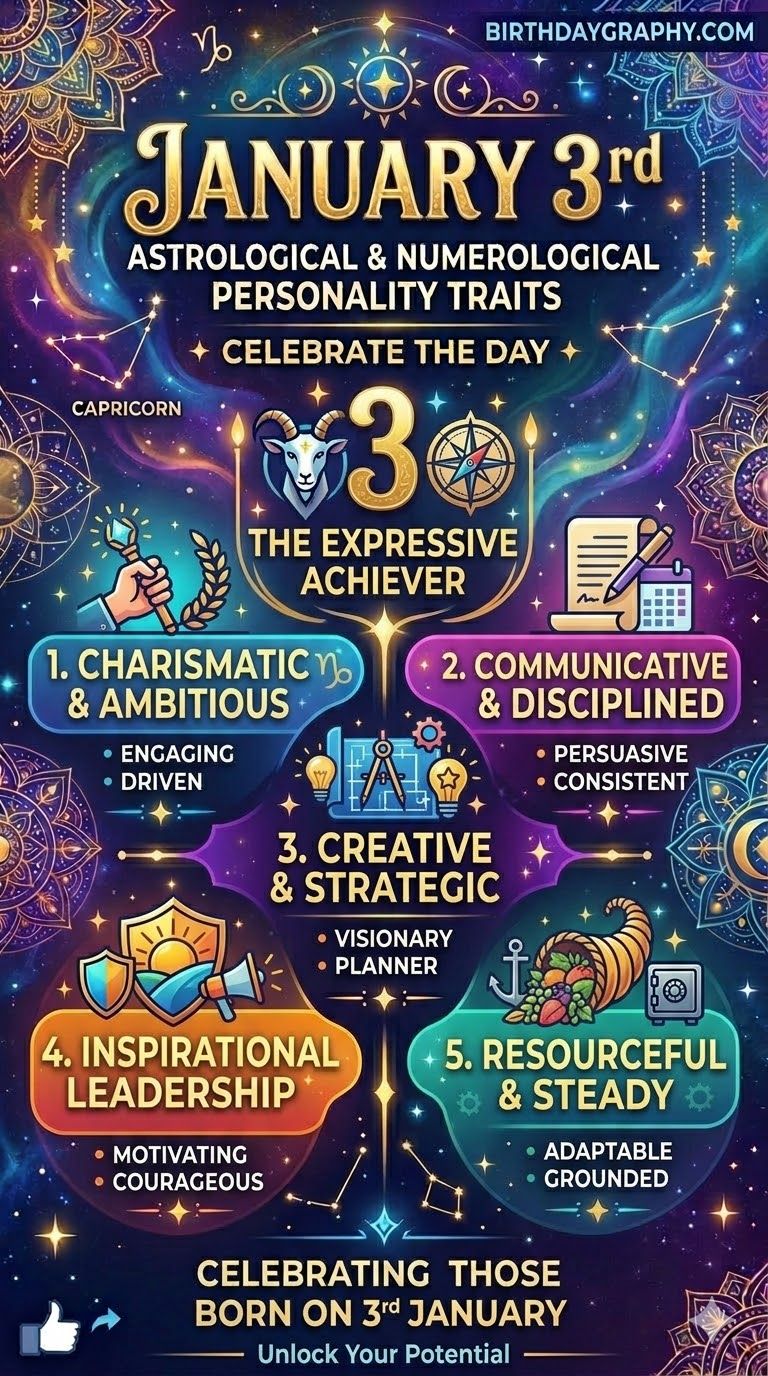 January 3 Zodiac Sign