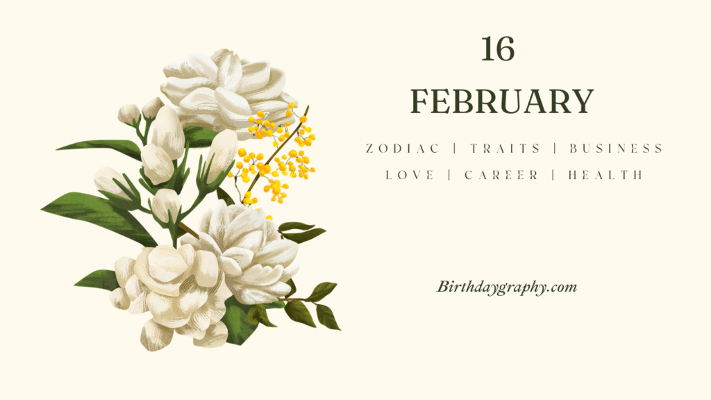 16 February Born People Zodiac Traits Business Love Career Health