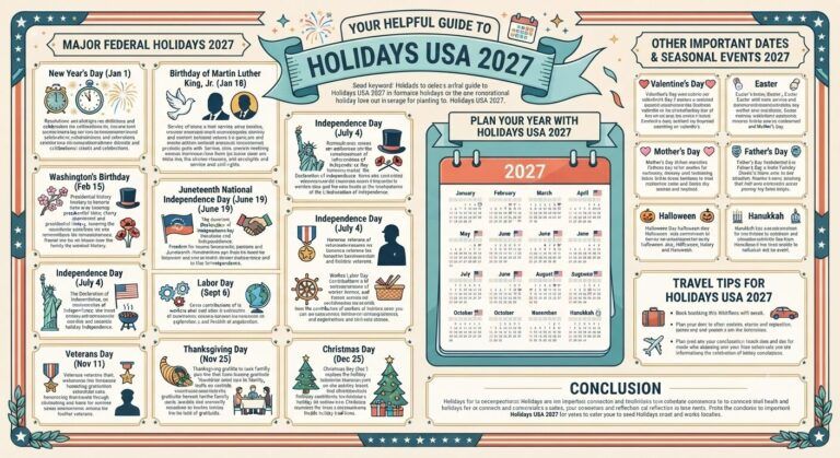 Holidays USA 2027
