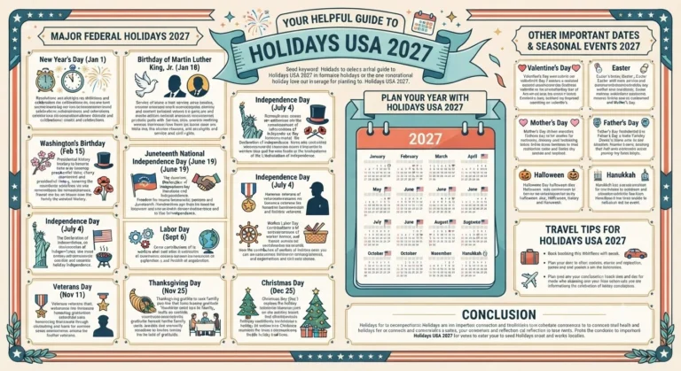Holidays USA 2027