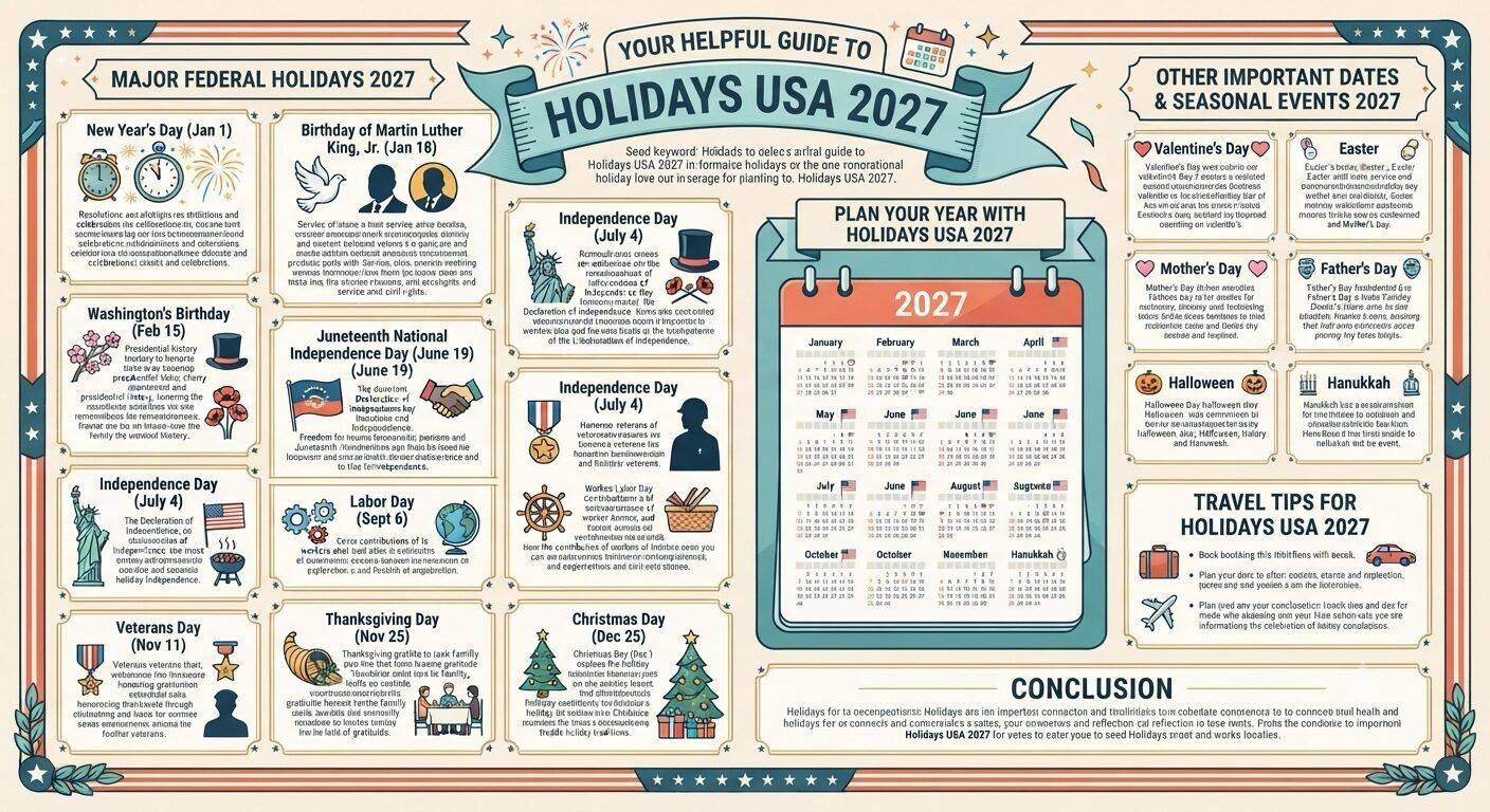 Holidays USA 2027